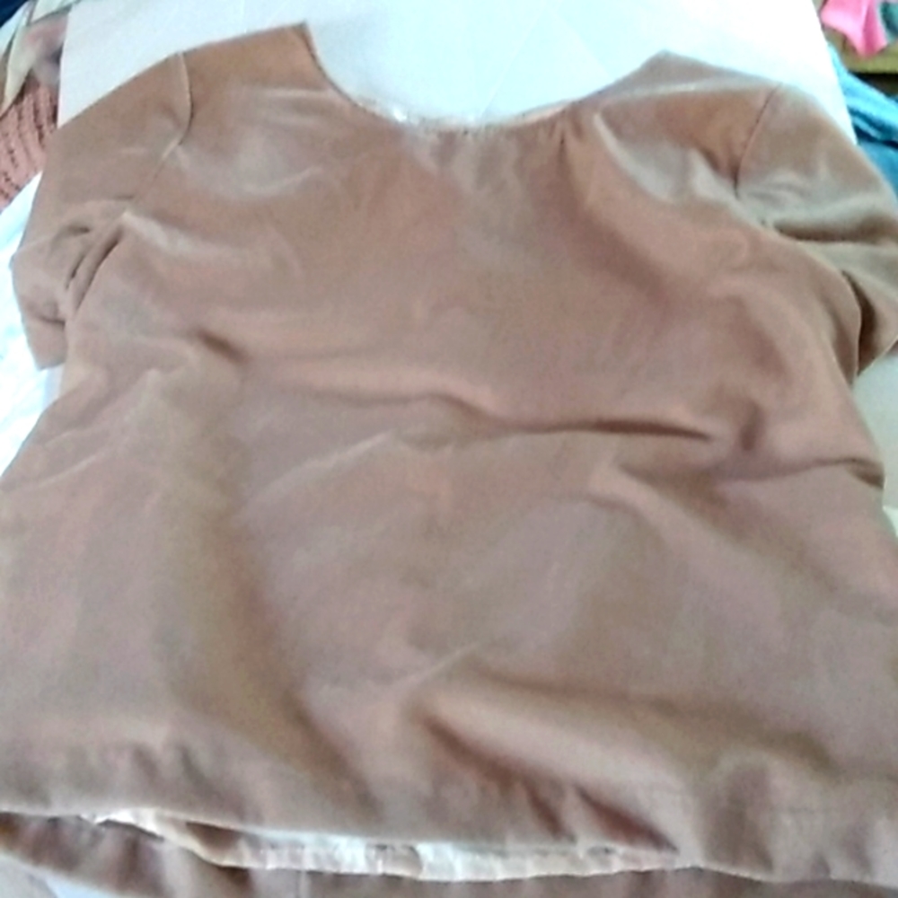 J.Crew short sleeve velvet shirt